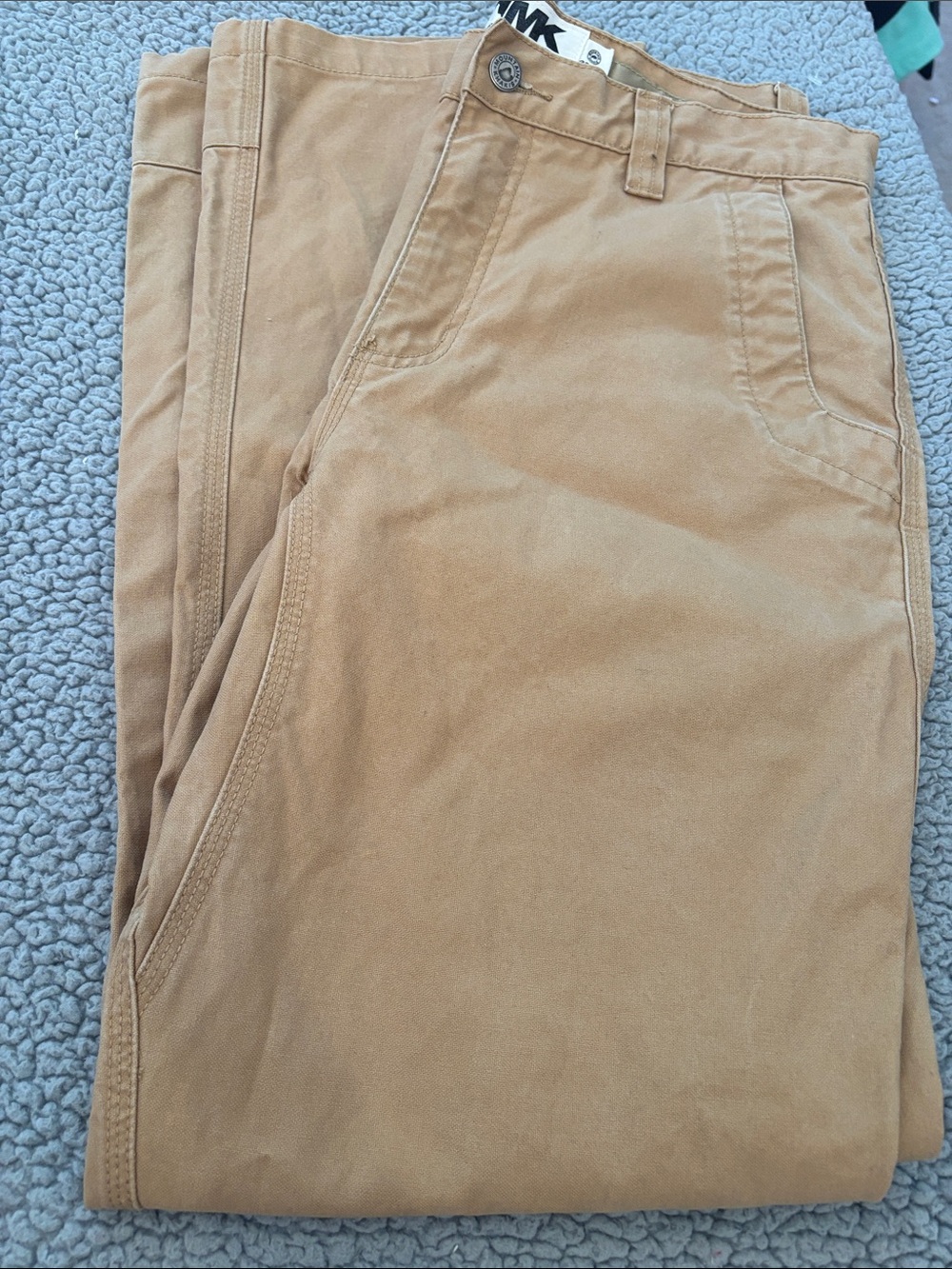 Mountain Khakis Tan Chino Pants - Classic Workwear Style 33x32